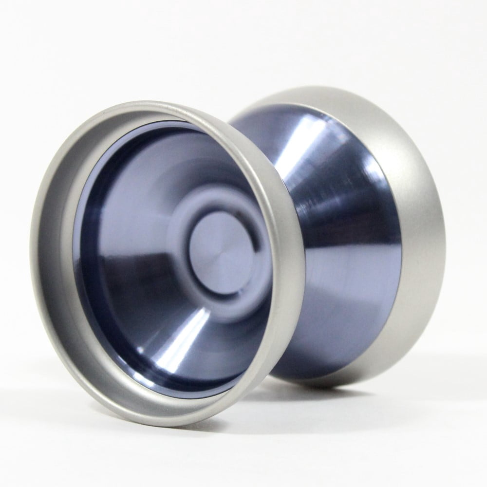 Sputnik NIX Yo-Yo - Bi-Metal YoYo - 6061 Aluminum with Stainless Steel Rims (Night Blue)