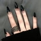 thumbnail image 1 of Uñas postizas SINHOT Coffin Press on Uñas con acabado largo y brillante, 1 of 7