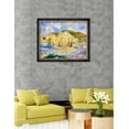 thumbnail image 2 of DECORARTS - Sea and Cliff (1885) by Pierre-Auguste Renoir Art Reproduction. Oversize Solid Wooden Frame Matching with Giclee Prints Canvas Wall Art. Total size: W 43" x H 35", 2 of 6