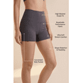 thumbnail image 2 of Women’s Three Pocket Basic Active Shorts, Moisture Wicking Comfortable Wear, 2 of 4