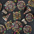 thumbnail image 4 of Sparkle and Bash Party Napkins - Taco Napkins & Fiesta Party Decor - Disposable Fiesta Dinner Supplies for Mexican Celebration - Pack of 100 - Black - 6.5 x 6.5 In, 4 of 6