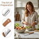 thumbnail image 5 of Multi-Functional Vegetable Peeler for Kitchen, 2026 New Stainless Steel Multifunctional Easy Peelers, Fruit Peeler with Wooden Handle and Bottle Opener, for Easy Potato, Fruit & Veggie Peeling, 5 of 7
