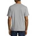 thumbnail image 2 of Hanes Men's and Big Men's Beefy-T Crew Neck Short Sleeve T-Shirt, Up To 6XL, 2 of 7
