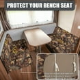 thumbnail image 2 of FOR U DESIGNS Highland Cattle Camo Pattern 2 Pcs RV Dinette Cushion Covers Stretch Sofa Furniture Protector Breathable Loveseat Sofa Chair Cover Seat Slipover for Travel Trailer Couch, 2 of 7