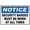 Warning Sign 5, variant on Security Screening Required Sign 8"x12", Aluminum Tin Warning Signs for Home Outdoor Garden, Durable Security Sign for Entry