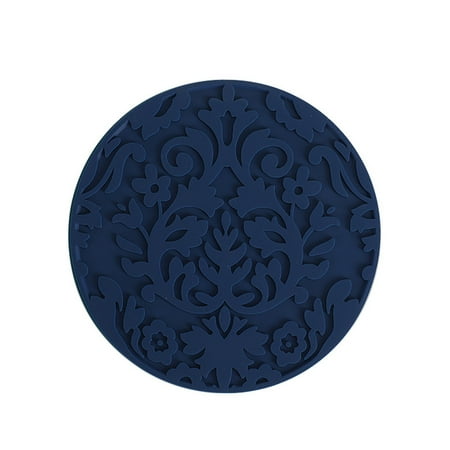 

Baiwo Placemat 3D Sculptured Easy to Clean Anti-scalding Durable Silicone Protective Lightweight High-temperature Resistant Non-skid Cup Mats Kitchen Supplies