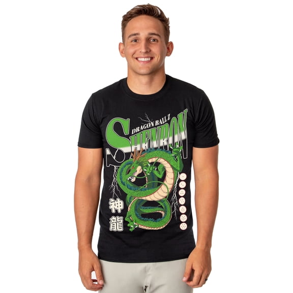 Dragon Ball Z T-Shirt Men's Shenron Eternal Dragon Double-Sided Adult Tee