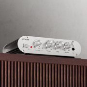 HiFi 2.1 Channel Power Amplifier Stereo Bass Sound Amp, Rms 20Wx2+40W Mini Digital Audio Power Amplifier for Home Speakers, ST-838 Subwoofer Amplifier Audio Stereo Bass Amp with Power Supply