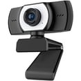 thumbnail image 1 of DAMAIE Caméra Web 1080P avec Microphone, Caméra de Diffusion en Continu en Direct FHD, Caméra Web USB avec Micro pour Ordinateur PC Bureau Portable, Objectif Grand Angle 90° & Base Rotative pour Appels Vidéo, Enregistrement, Conférence, 1 of 9