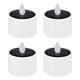 thumbnail image 1 of EeaseMX OSALADI - 4 velas solares LED impermeables, amarillas, parpadeantes y sin llama, para decoración de cumpleaños en casa (blancas), 1 of 8