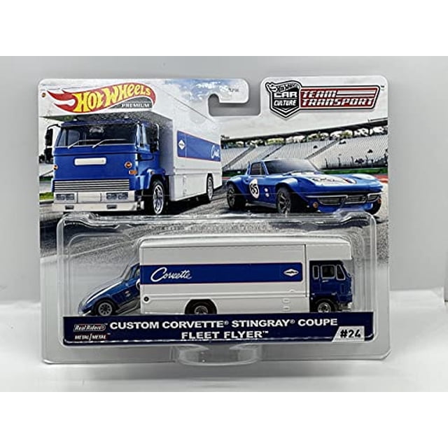 Hot Wheels 2020 Car Culture Team Transport Custom Corvette Stingray Coupe Fleet Flyer
