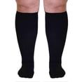 thumbnail image 1 of Plus Size Compression Socks Wide Calf, 20-30 Mmhg Graduated Compression Sock For Men Women Breathable Flight Socks, 1 of 5