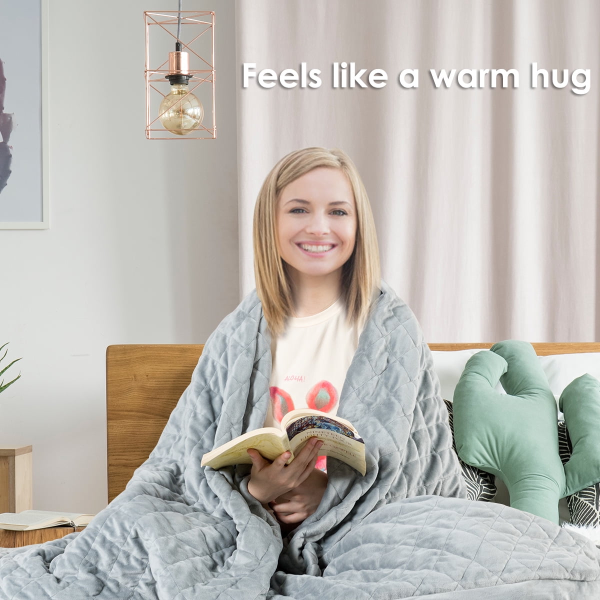 Weighted crystal blanket sale