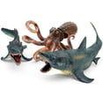 thumbnail image 4 of Movable Jaw Ocean Animal Set – 13" Mosasaurus, 10.6" Megalodon Shark & 7.8" Octopus | Highly Detailed & Realistic Action Figures for Kids & Collectors, 4 of 5