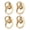 Gold, variant on Set of 4 Fashionable Ear Lobe Support Patches for Women Earring Lifters for for Droopy Ears Stylish Earring Backings
