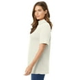 thumbnail image 2 of Woman Within Plus Size Ribbed Short Sleeve Turtleneck, 2 of 5