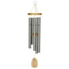 Woodstock Wind Chimes Signature Collection, Chimes of Bali, 25'' Silver Wind Chime BWS