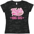 thumbnail image 3 of Inktastic Sister Worlds Best Big Sis Women's T-Shirt, 3 of 5