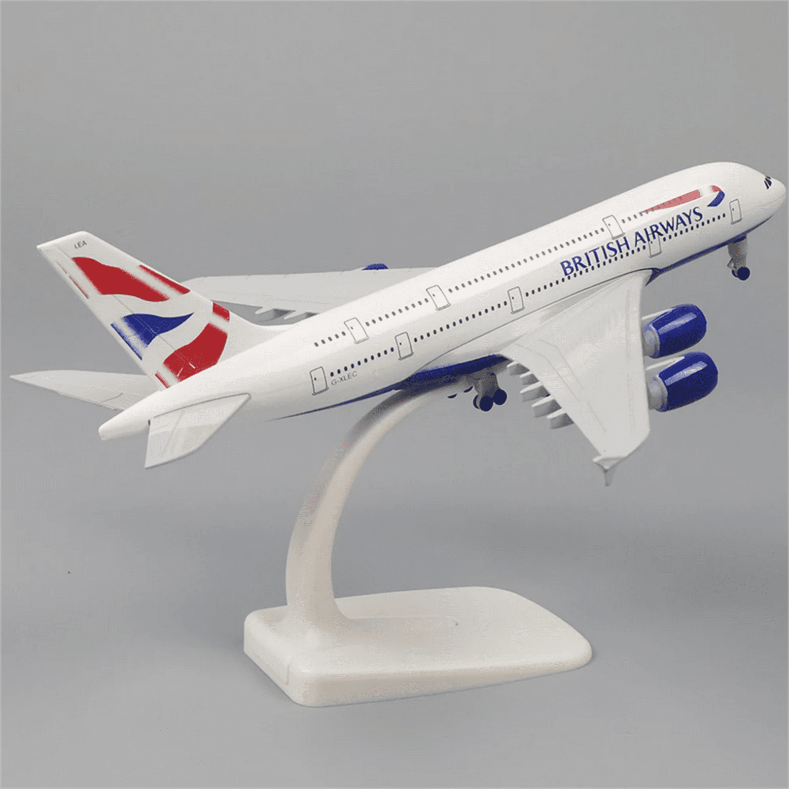 British Airways A380 Alloy Plane Model Retro and Elegant Decoration Aircraft Model for Living Room or Display Room