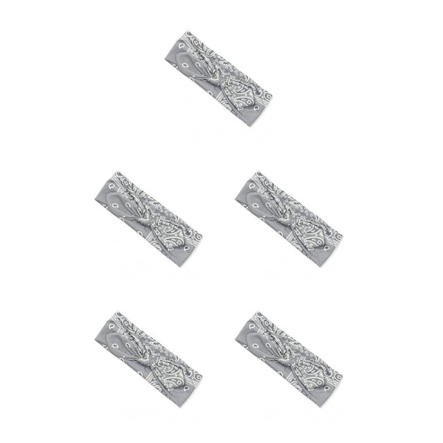 Minnieouse Exquisitas bandas para el cabello pajarita ajustable Multicolor suministros para el hogar decoración accesorios del Día de San Valentín para Gris 5piezas Minnieouse CBP219544