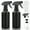 Black, variant on Spray Bottles 16.9oz/500ml Plastic Spray Bottle for Hair Mist/Stream Empty Spray Bottle Heavy Duty Refillable Containers for Cleaning Solutions, Plants Gradient 2 Pack (Blue)