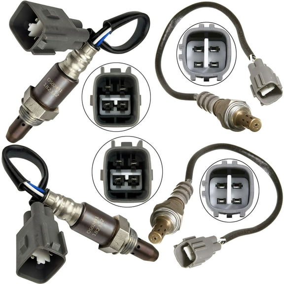 Maxfavor 4Pcs O2 Oxygen Sensor for Toyota 4Runner Tacoma Tundra 2009-2005 4.0L Upstream & Downstream