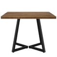 thumbnail image 2 of Demi Bonn 31" Modern Square Dining Table for 4 People, Wood Farmhouse Kitchen Dinner Table for Dining Room, Living Room Furniture, Brown, 2 of 6