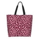 thumbnail image 1 of Fotbe Rose Leopard Print Bolsa Tote Estética de Lona con Estampado para Mujer - Bolsa Reutilizable de Hombro Casual para Vacaciones, Compras, Trabajo y Gimnasio, 1 of 8