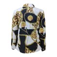 thumbnail image 5 of IROINNID Deals Womens Long Sleeve V-Neck Shirts Summer Slim Print Lounge Full-Sleeve Tops Blouse,Yellow, 5 of 5