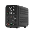 thumbnail image 1 of TFixol Alimentation Électrique Bench DC Variable 30V 10A Affichage Numérique Commutation Réglable Alimentation Régulée CV CC avec Interrupteur de Sortie, Port de Charge Rapide USB, Alarme de Court-Circuit, Bouton de Réglage de l'Encodeur, 1 of 7