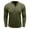 Army Green, variant on ZCFZJW Mens Casual Button Henley Shirts Trendy Athletic Workout Long Sleeve Pullover Sweatshirts Loose Regular Fit Soft Cotton Jacket Tops Army Green L