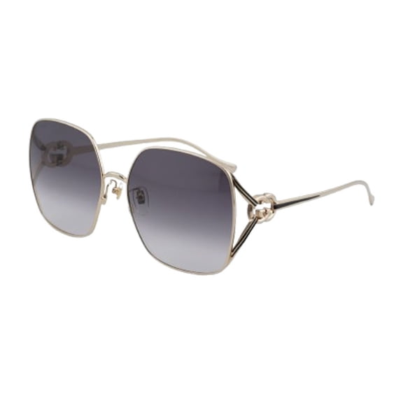 Gucci GG1323S 001 63mm Square Sunglasses Women's Gold
