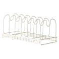 thumbnail image 1 of Estante organizador ajustable para ollas, estante extensible para ollas y sartenes apto para mostrador de cocina, 1 of 8