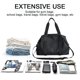 thumbnail image 4 of Bolsa de lona de viaje, Bolsa deportiva para gimnasio, Bolsa de hombro para el fin de semana durante la noche, 4 of 5