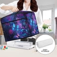 thumbnail image 5 of ZIATUBLE Butterfly Sewing Machine Dust Cover Floral Pattern Sewing Machine Protect Cover Stain Resistant Sewing Machine Dust Cover with Storage Pocket Compatible Most Sewing Machine, 5 of 7