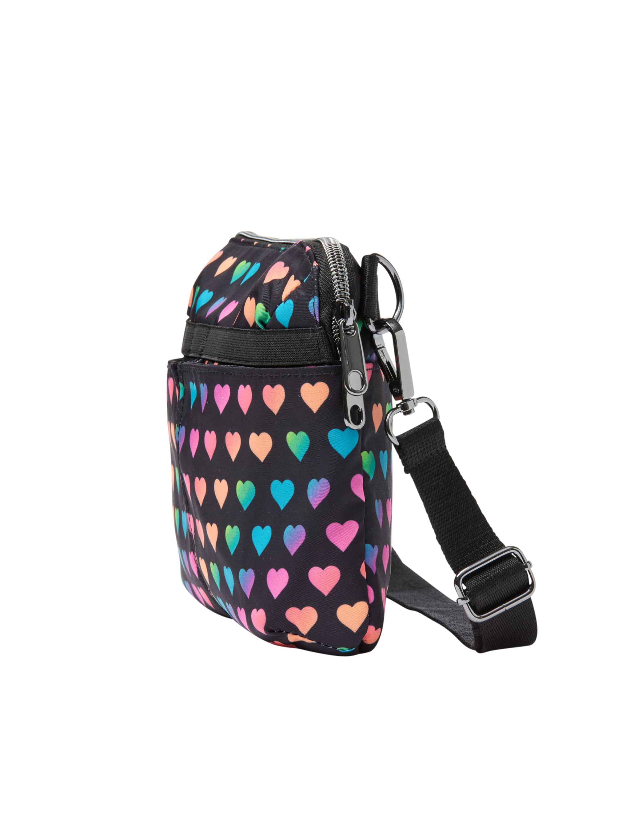 Heartsoul Harper Utility Women's Crossbody Handbags, Nurse Bag, One Size,  Black with Black Straps 