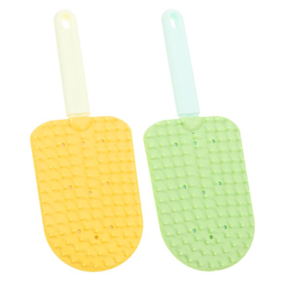 Hemoton 2-Pack Double-Sided Pet Brushes for Dogs, Cats, - Remove Matted , Loose Hair, Knots - Ideal for Doodle, Goldendoodle Grooming, Short & Hair