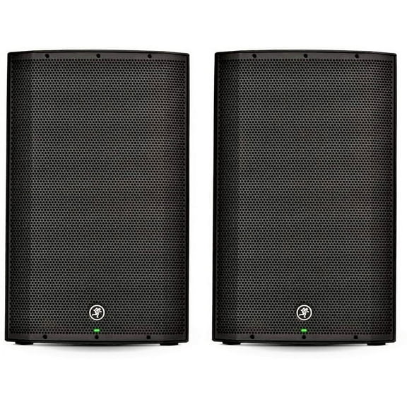 2 Mackie Thump 15A<br/> 1300 watt 15" 2 way powered portable loudspeaker with High Performance Amplifiers Built-in Mixers and Power Factor Correction
