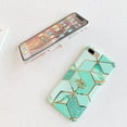 thumbnail image 3 of Compatible with iPhone 8 Plus Case,Compatible with iPhone 7 Plus Case 5.5 inch Marble Cute Stand Cover for Women Girls 360 Degree Rotating Ring Kickstand Soft TPU Shockproof Cover Green, 3 of 12