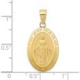 thumbnail image 3 of 10k Miraculous Medal Pendant Yellow Gold Material Luxury Modern Beautiful A thoughtful gift for anniversaries birthdays or special occasions, 3 of 3