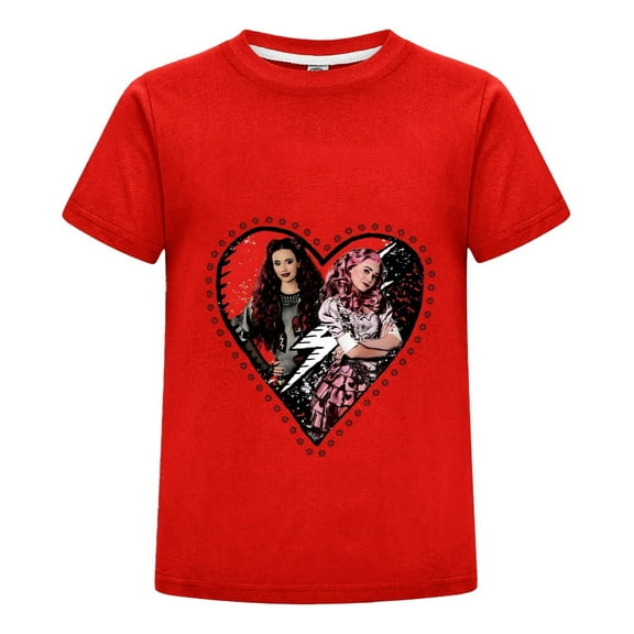Youth Red Princess T-Shirt – Descendants 4 Movie Character Tee for Kids
