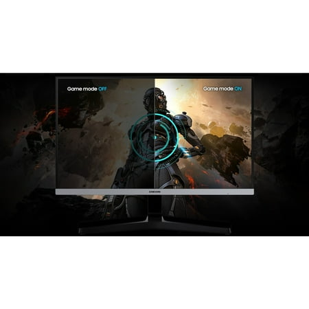 Samsung - 24" LED FHD AMD FreeSync Monitor with bezel-less design (HDMI, D-sub) - Black