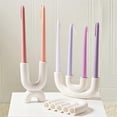 thumbnail image 2 of Candlestick Holder Ceramic Ornament Photography Home Decoration Candle Holder Nordic Home Decor Ceramic Candelabra,C, 2 of 5
