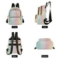 thumbnail image 4 of FORMRS Mini Backpack Purse for Women Quilted Travel Daypack Casual Shoulder Bag, Wavy Striped, 4 of 7