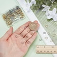 thumbnail image 3 of 180 Pcs 304 Stainless Steel Open Oval Jump Rings 3 Styles Open Jump Rings Open Connectors Circle DIY Jewelry Findings for Choker Necklaces Bracelet Making diy, 3 of 6