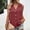 #354-Wine, variant on Womens Chiffon V Neck Sleeveless Button Up Top Solid Color Loose Fit Casual Blouse for Daily Summer Gift