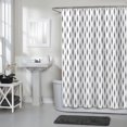thumbnail image 1 of Hometrends Light Weight Decorative Fabric Shower Curtain, Assorted Designs, 1 of 5