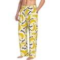 thumbnail image 6 of Logiee Banana Fruit Print Pajama Pants for Men,Men’s Pajama Bottoms,Mens PJ Pants with Pockets & Button Fly-XX-Large, 6 of 6