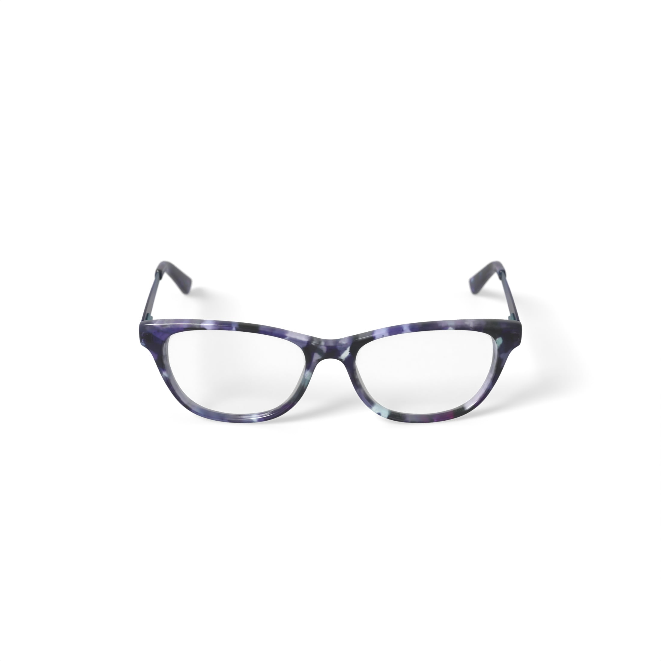 Walmart Youth FM16078 Square Prescription Eyeglasses with Case, Purple