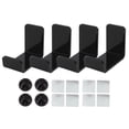 thumbnail image 1 of 4 ganchos para auriculares multiusos elegantes que ahorran espacio montados en la pared para la sala de juegos en casa, la oficina, 1 of 10